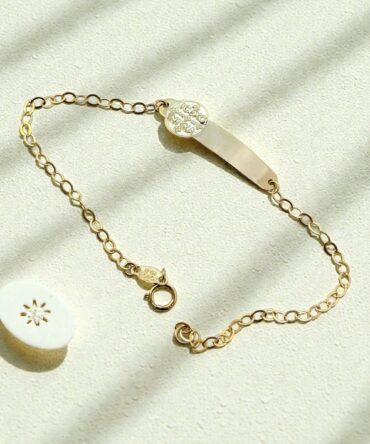 Χρυσή ταυτότητα για νεογέννητο αγοράκι με κωσταντινάτο , κ14