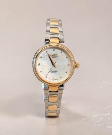 Γυναικείο ρολόι Roamer με δίχρωμο ατσάλινο μπρασελέ και καντράν Φίλντισι MOP