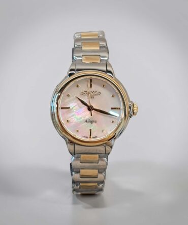 Γυναικείο ρολόι Roamer με δίχρωμο ατσάλινο μπρασελέ και καντράν Φίλντισι MOP